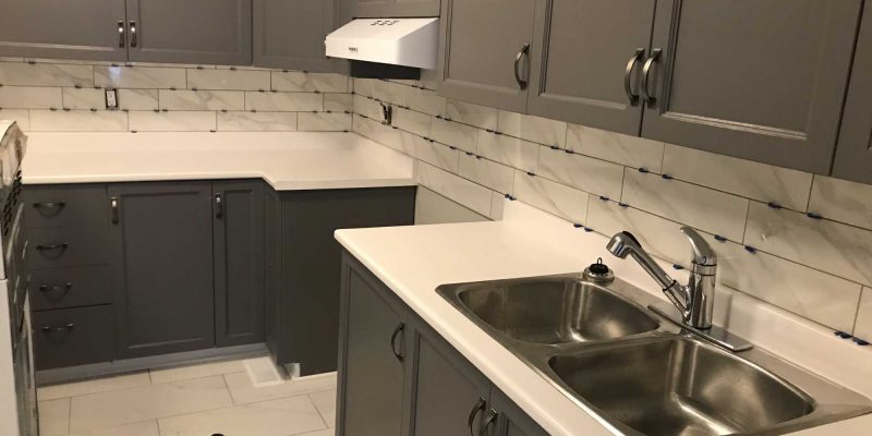 Backsplash Tile Installation