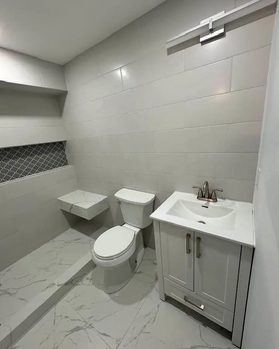 tile flooring in bathroom