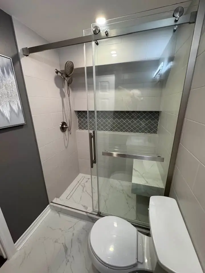 Sittsville basement bathroom