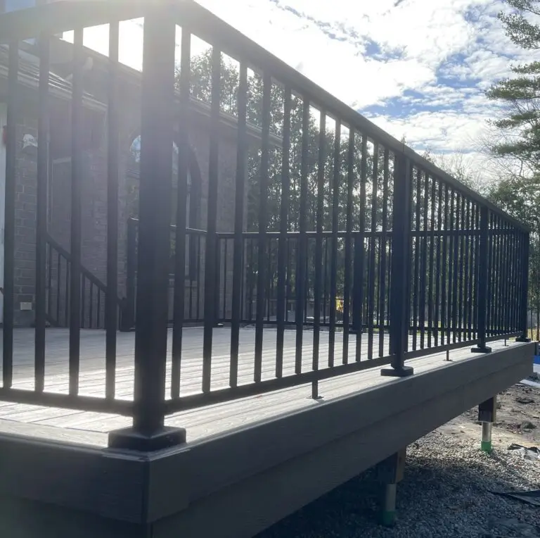 Kanata composite deck builder does a great job