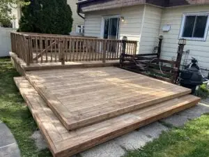 As an Orleans deck company we provide a professionally built deck